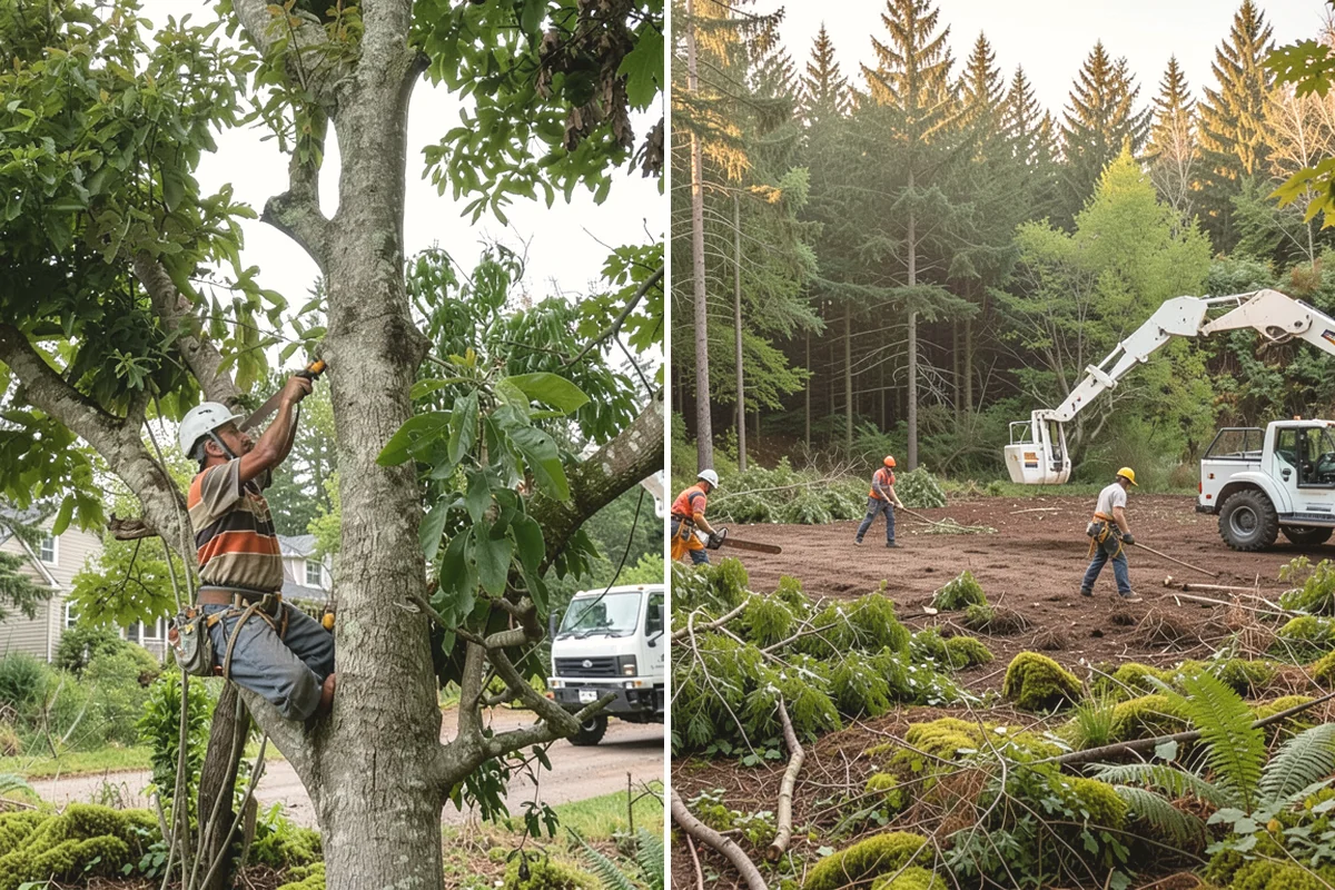 Root pruning in Mukilteo, Snohomish County, WA - Inspect the tree and its site
