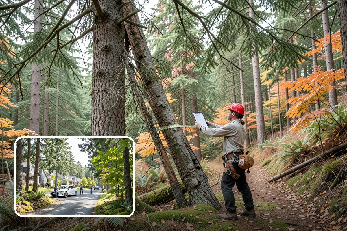 Root pruning in Normandy Park, King County, WA - Supports long-term tree health and stability