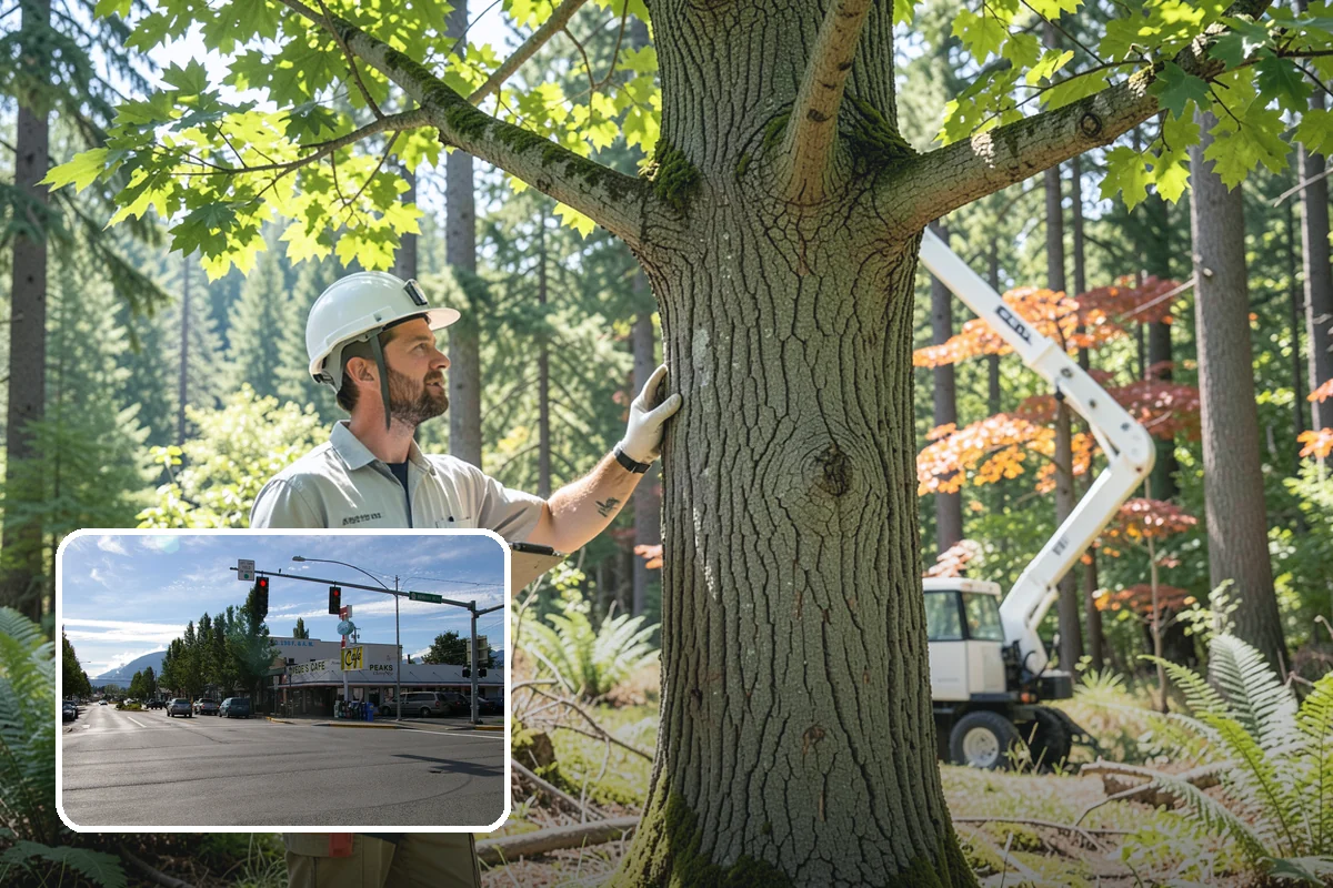 Root pruning in North Bend, King County, WA - Supports long-term tree health and stability