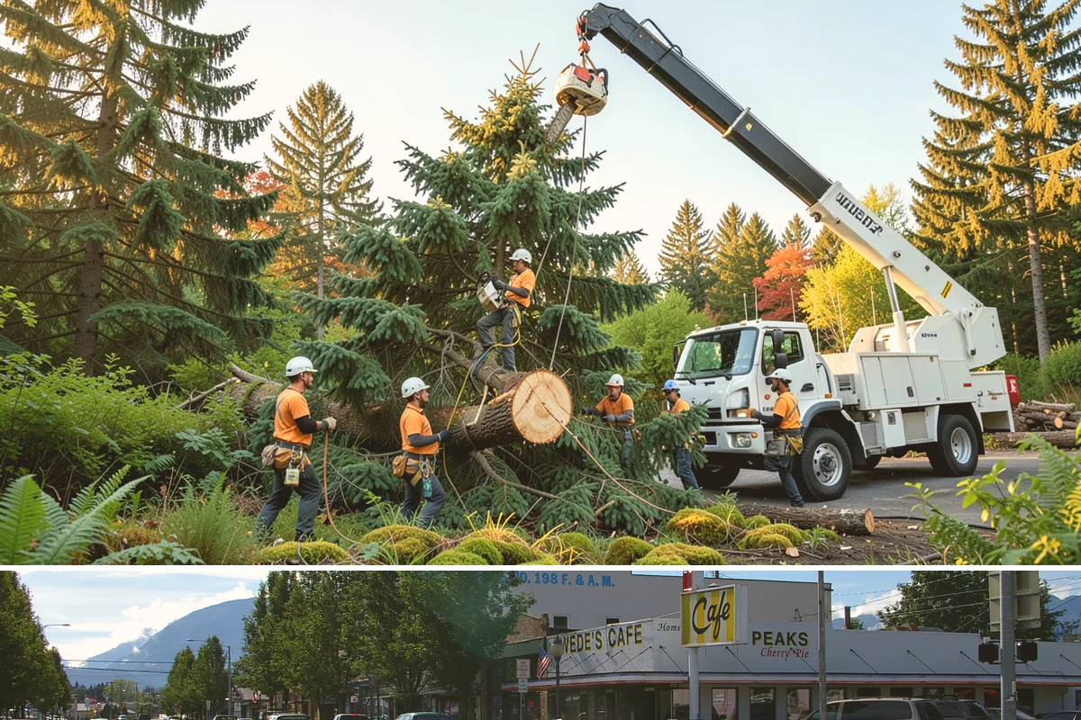 Root pruning in North Bend, King County, WA - This service should be performed during dormant seasons to minimize stress on the tree following construction or transplanting...