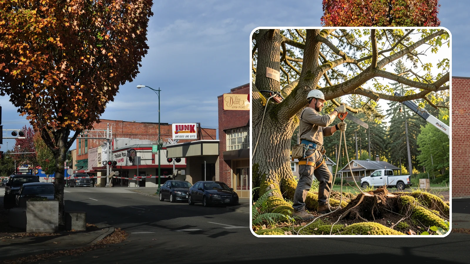 Root pruning in Puyallup, Pierce County, WA - The controlled cutting of roots to manage growth or prepare for construction.