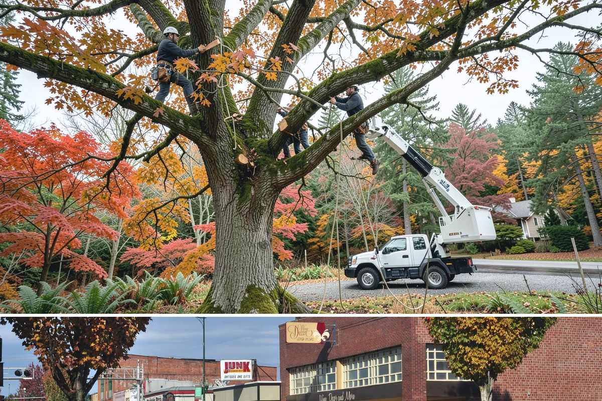 Root pruning in Puyallup, Pierce County, WA - This service should be performed during dormant seasons to minimize stress on the tree following construction or transplanting...