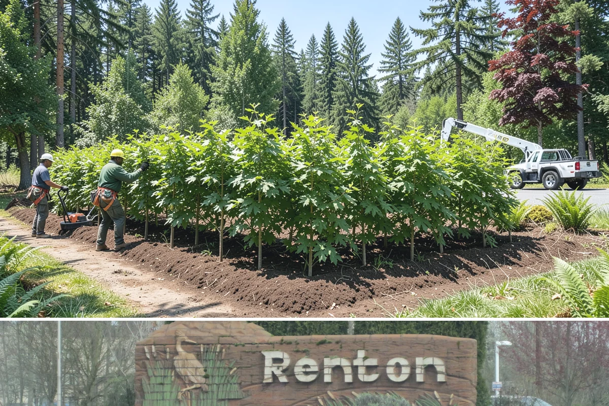 Root pruning in Renton, King County, WA - This service should be performed during dormant seasons to minimize stress on the tree following construction or transplanting...
