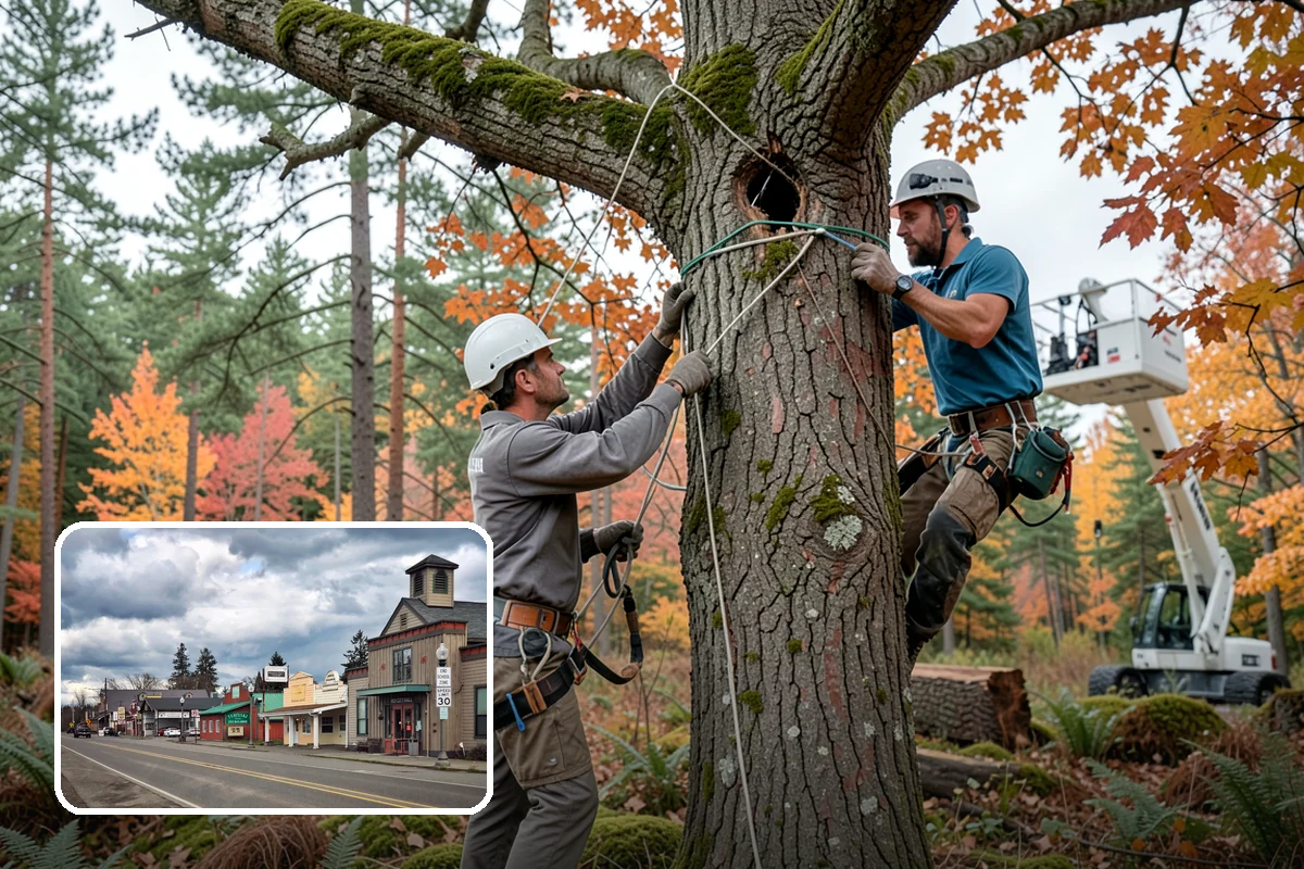 Root pruning in Roy, Pierce County, WA - Supports long-term tree health and stability