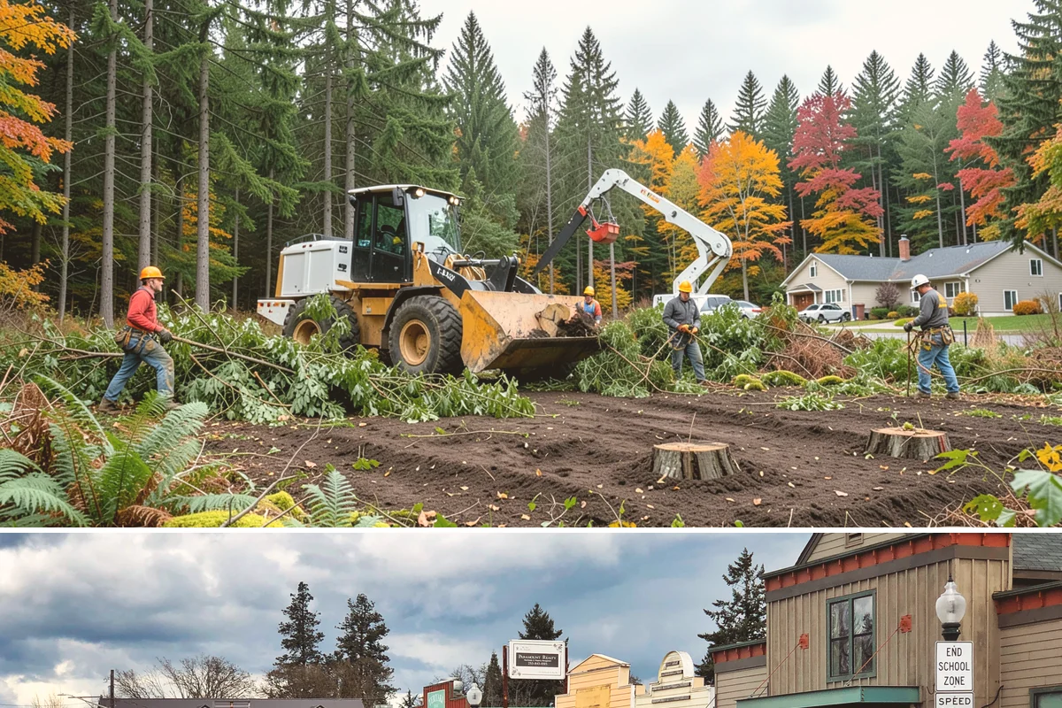 Root pruning in Roy, Pierce County, WA - This service should be performed during dormant seasons to minimize stress on the tree following construction or transplanting...