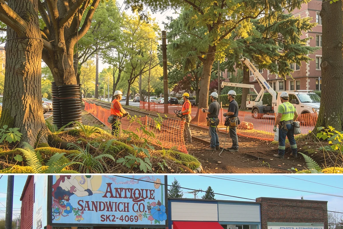 Root pruning in Ruston, Pierce County, WA - This service should be performed during dormant seasons to minimize stress on the tree following construction or transplanting...