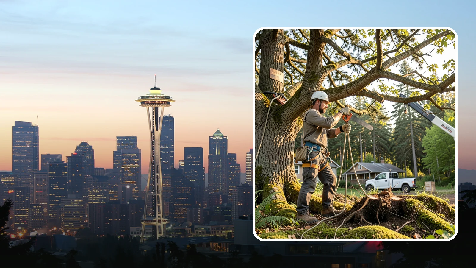 Root pruning in Seattle, King County, WA - The controlled cutting of roots to manage growth or prepare for construction.