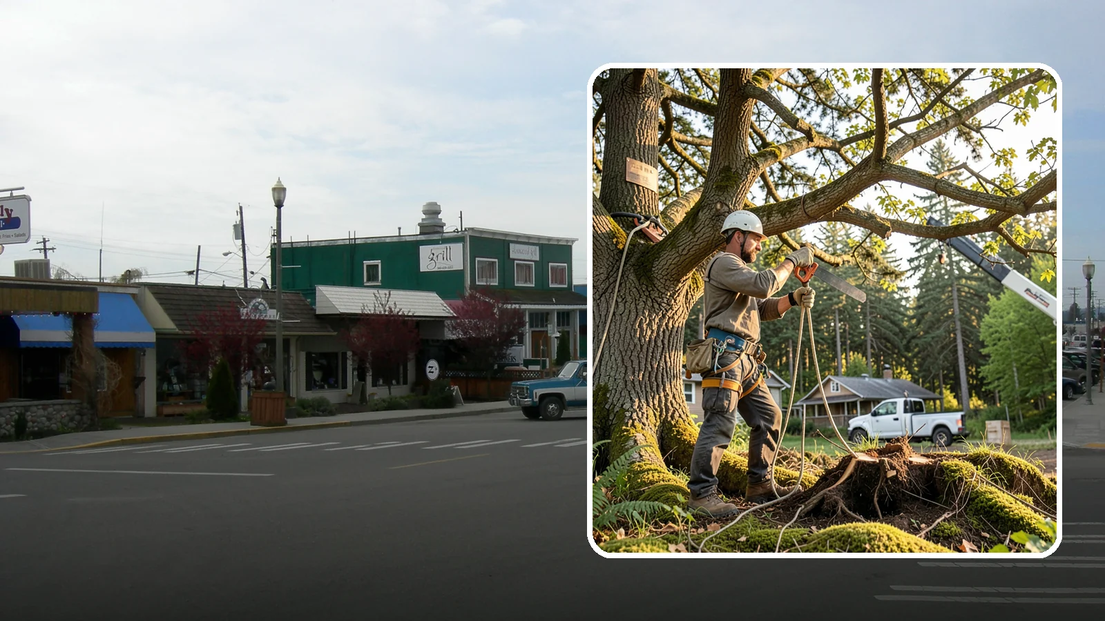 Root pruning in Stanwood, Snohomish County, WA - The controlled cutting of roots to manage growth or prepare for construction.