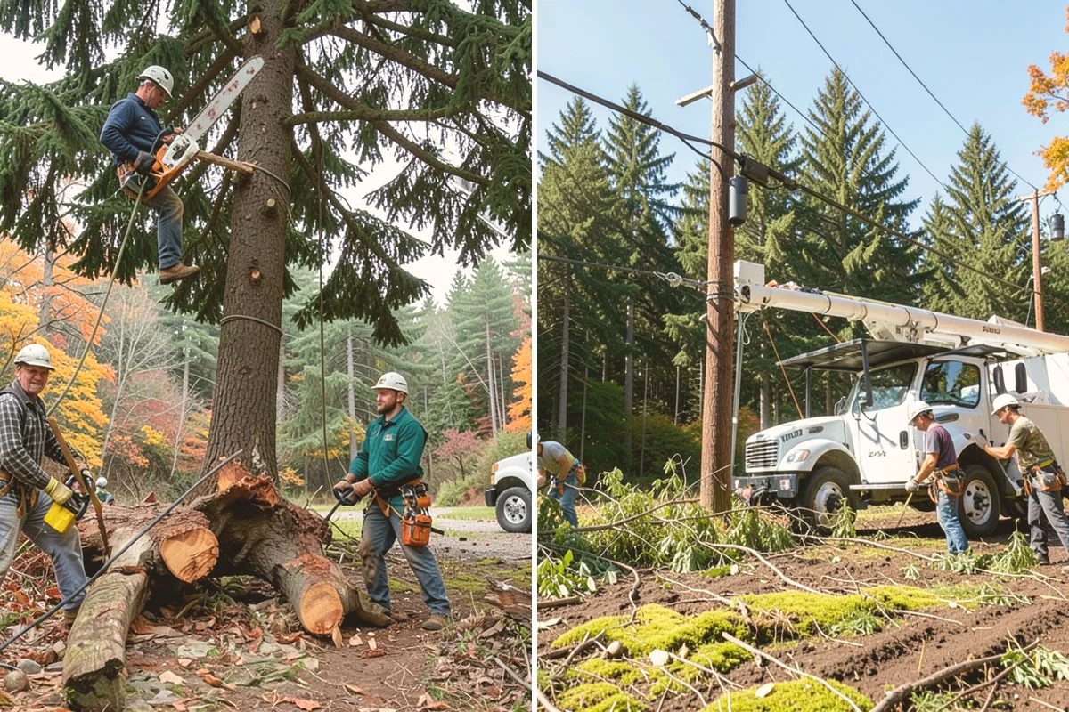 Root pruning in Stanwood, Snohomish County, WA - Inspect the tree and its site