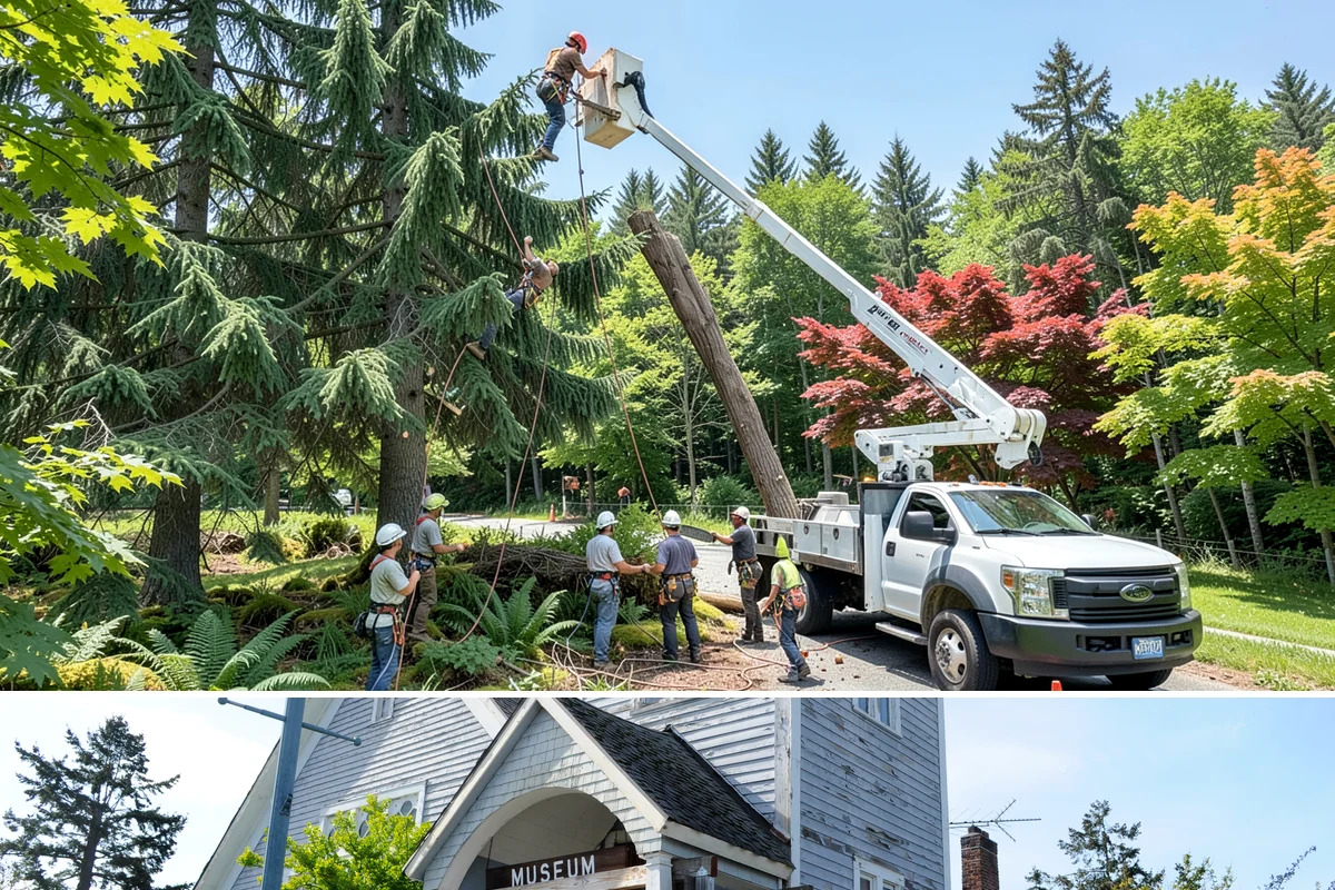 Root pruning in Steilacoom, Pierce County, WA - This service should be performed during dormant seasons to minimize stress on the tree following construction or transplanting...