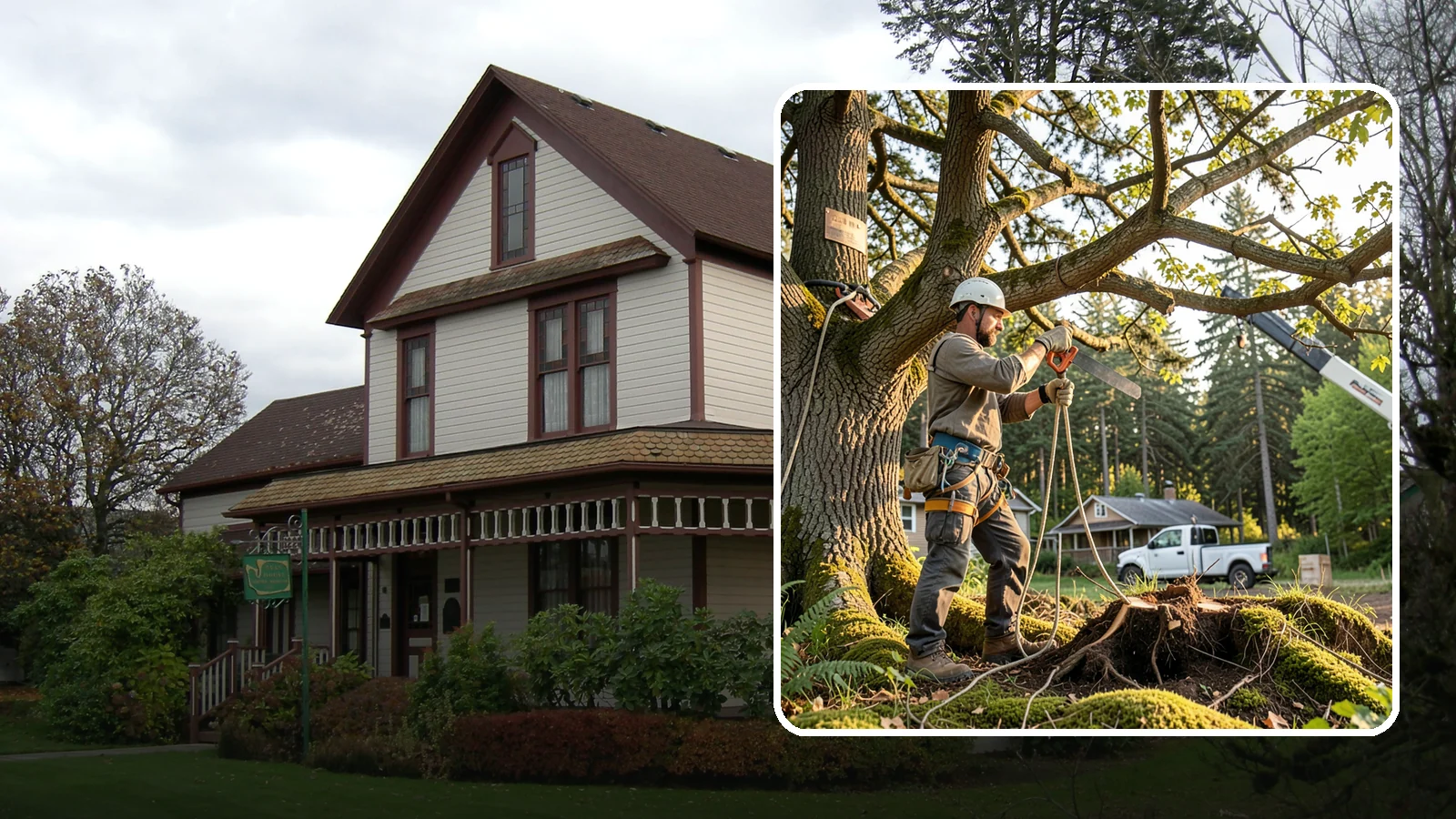 Root pruning in Sumner, Pierce County, WA - The controlled cutting of roots to manage growth or prepare for construction.
