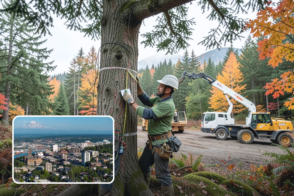 Root pruning in Tacoma, Pierce County, WA - Supports long-term tree health and stability