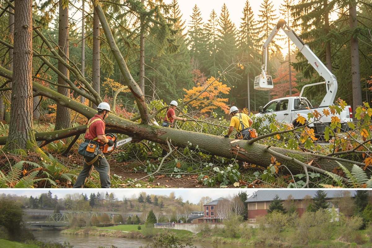 Root pruning in Tukwila, King County, WA - This service should be performed during dormant seasons to minimize stress on the tree following construction or transplanting...