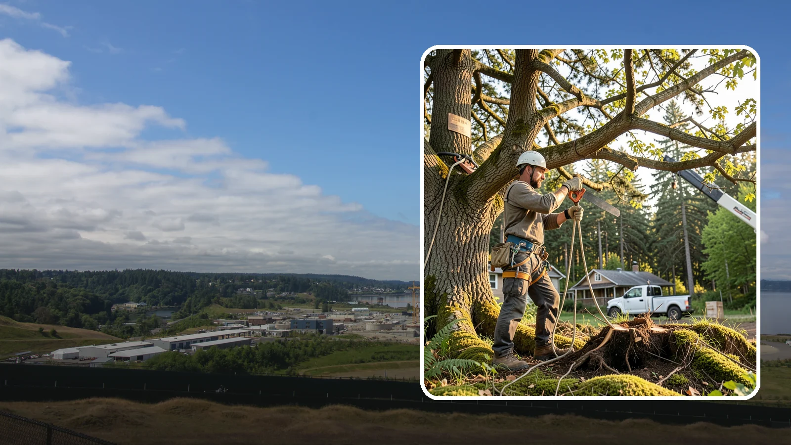 Root pruning in University Place, Pierce County, WA - The controlled cutting of roots to manage growth or prepare for construction.