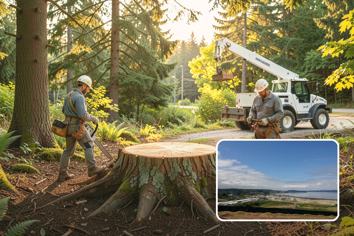 Root pruning in University Place, Pierce County, WA - Supports long-term tree health and stability