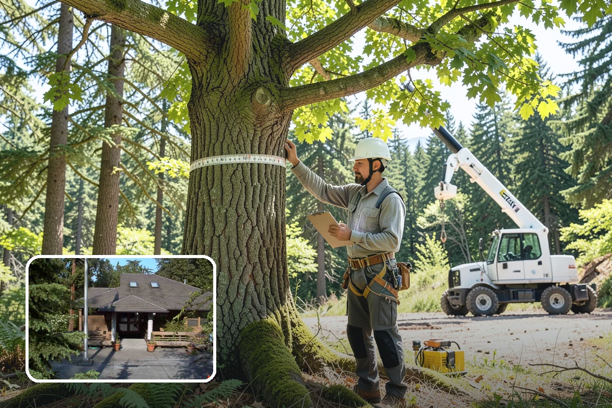 Root pruning in Yarrow Point, King County, WA - Supports long-term tree health and stability