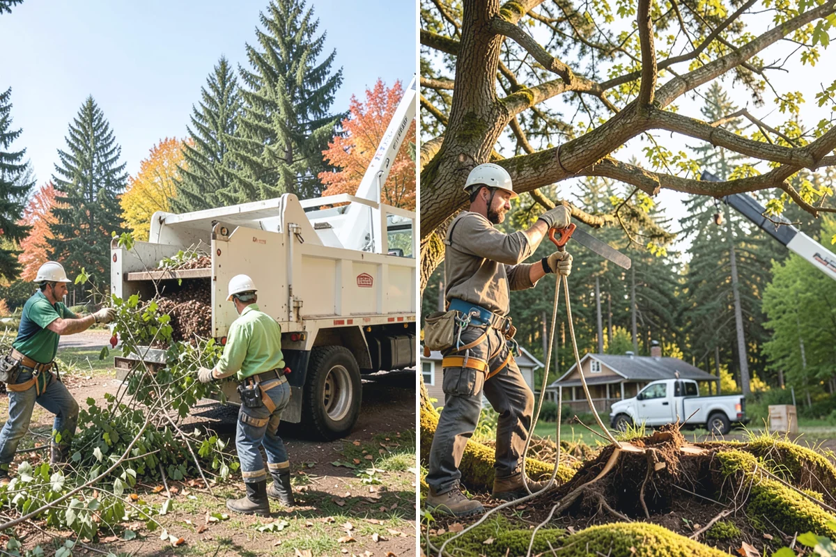 Root removal in Beaux Arts Village, King County, WA - Locate and mark utilities before work