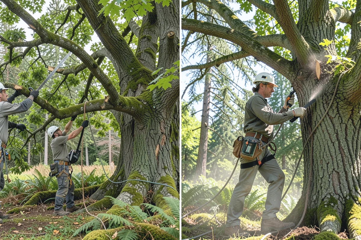 Root removal in Bonney Lake, Pierce County, WA - Locate and mark utilities before work