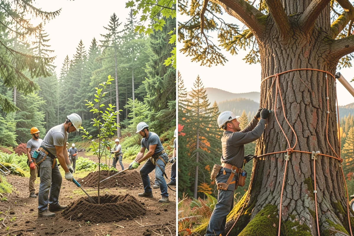 Root removal in Brier, Snohomish County, WA - Locate and mark utilities before work