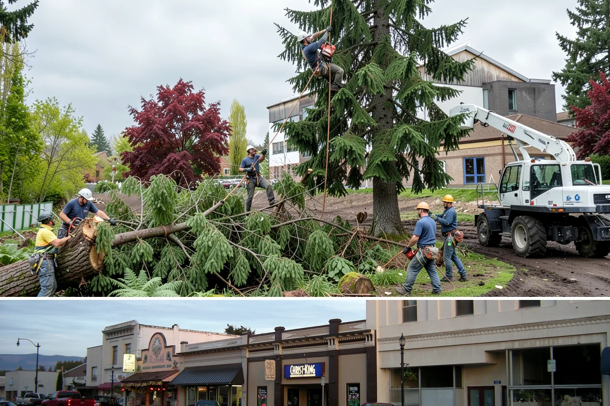 Root removal in Burlington, Skagit County, WA - Work can generally proceed year-round in the Puget Sound climate but may be delayed during heavy rainfall that creates muddy...