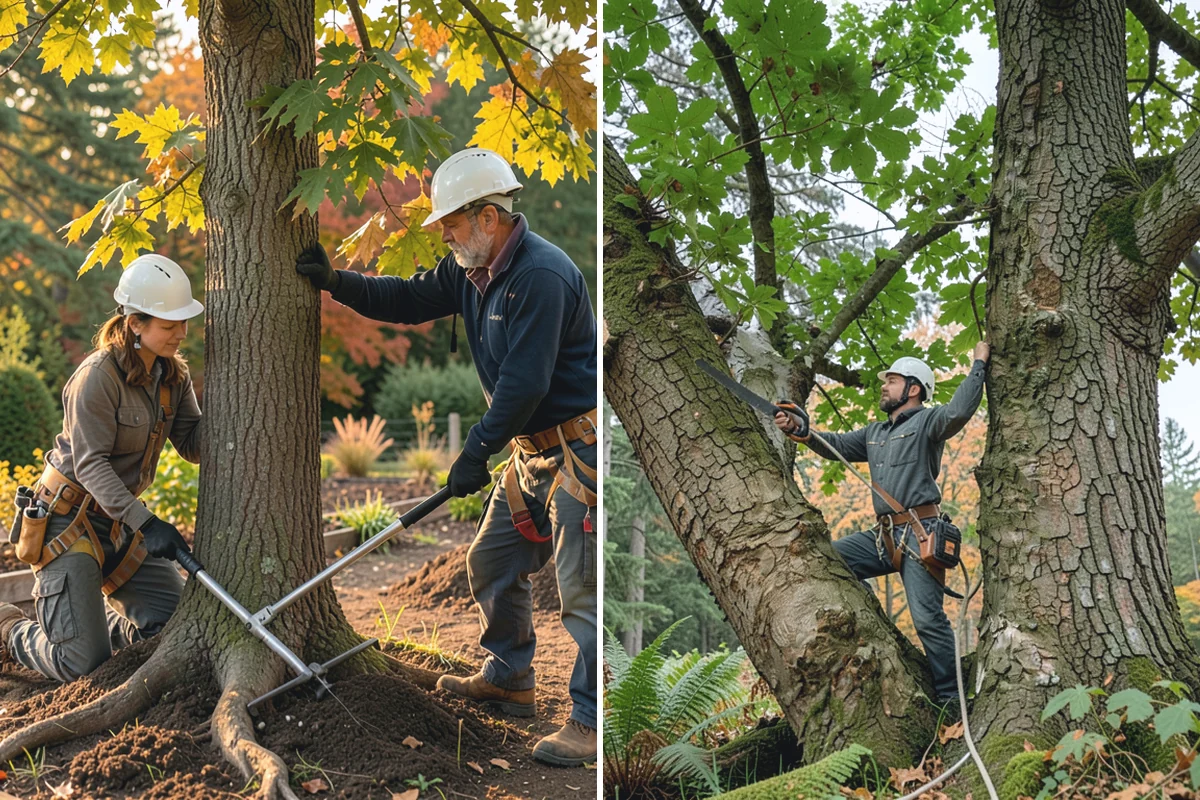 Root removal in Coupeville, Island County, WA - Locate and mark utilities before work