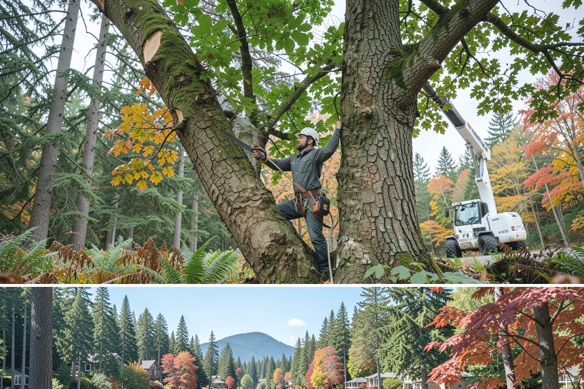 Root removal in Covington, King County, WA - Work can generally proceed year-round in the Puget Sound climate but may be delayed during heavy rainfall that creates muddy...