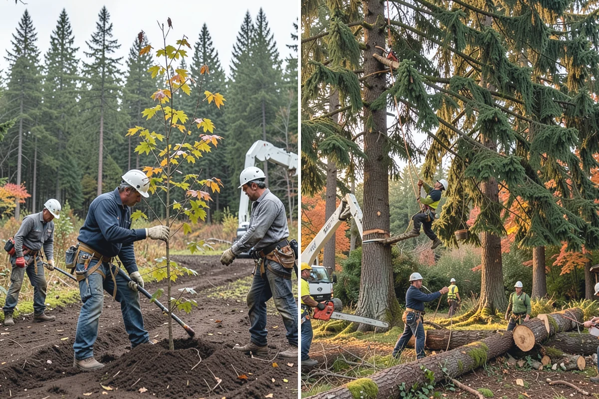 Root removal in Darrington, Snohomish County, WA - Locate and mark utilities before work