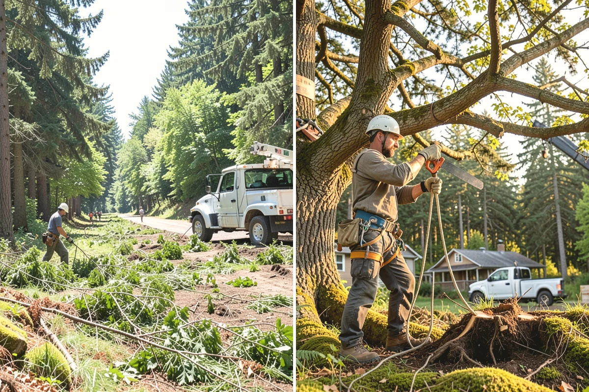 Root removal in Edgewood, Pierce County, WA - Locate and mark utilities before work