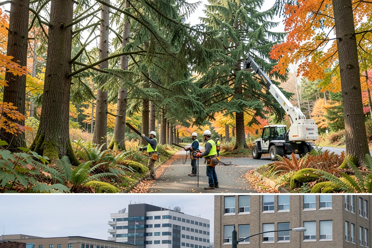 Root removal in Everett, Snohomish County, WA - Work can generally proceed year-round in the Puget Sound climate but may be delayed during heavy rainfall that creates muddy...