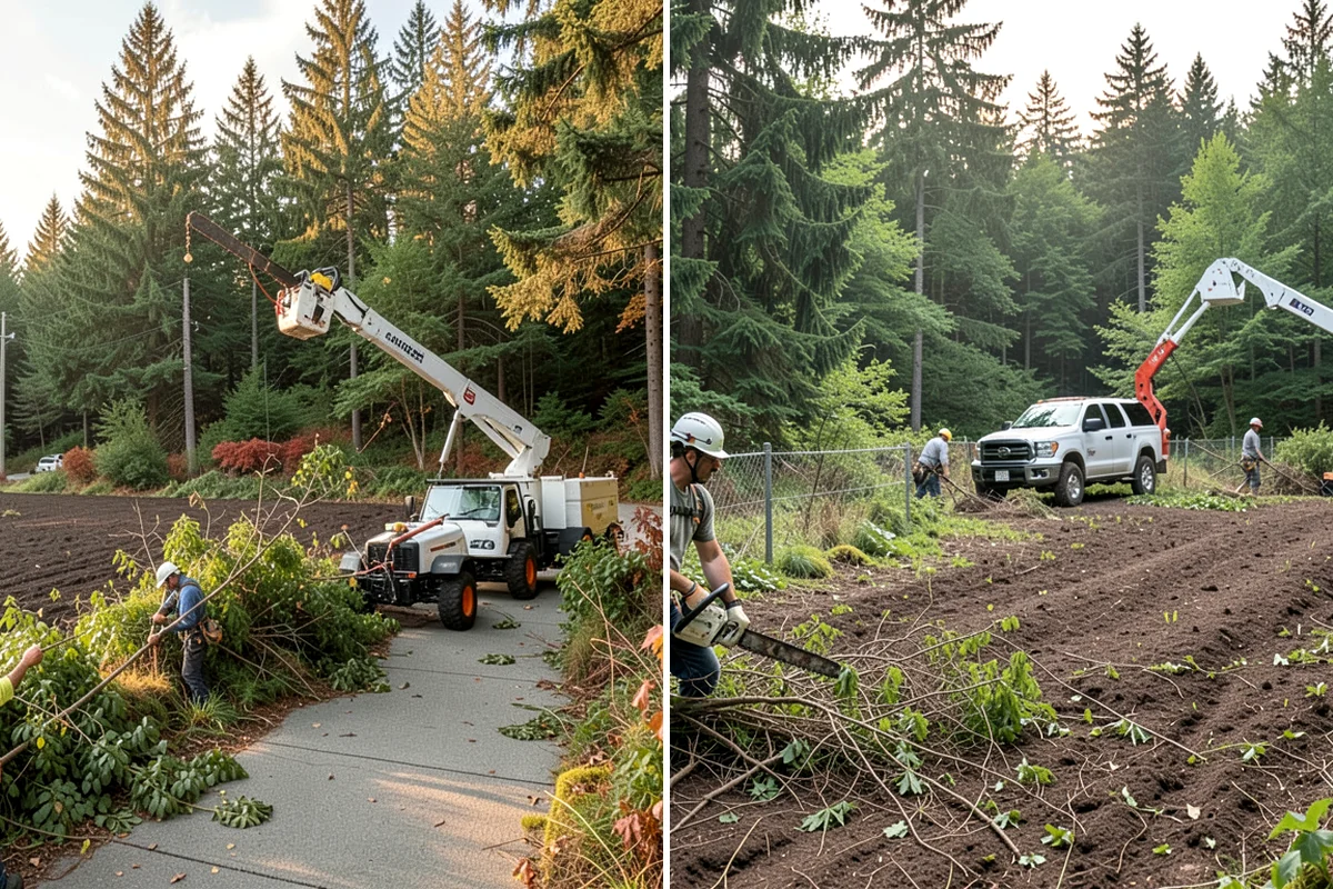Root removal in Federal Way, King County, WA - Locate and mark utilities before work