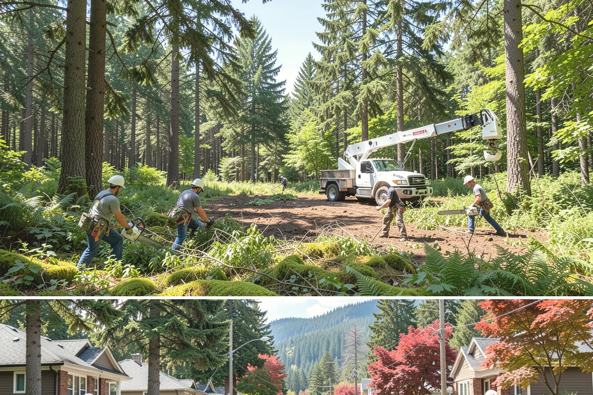 Root removal in Hunts Point, King County, WA - Work can generally proceed year-round in the Puget Sound climate but may be delayed during heavy rainfall that creates muddy...