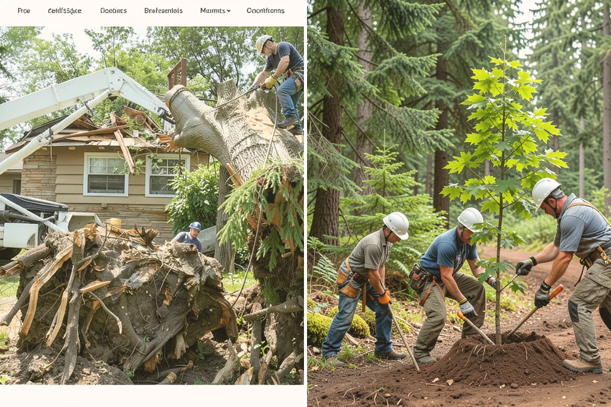 Root removal in Kirkland, King County, WA - Locate and mark utilities before work