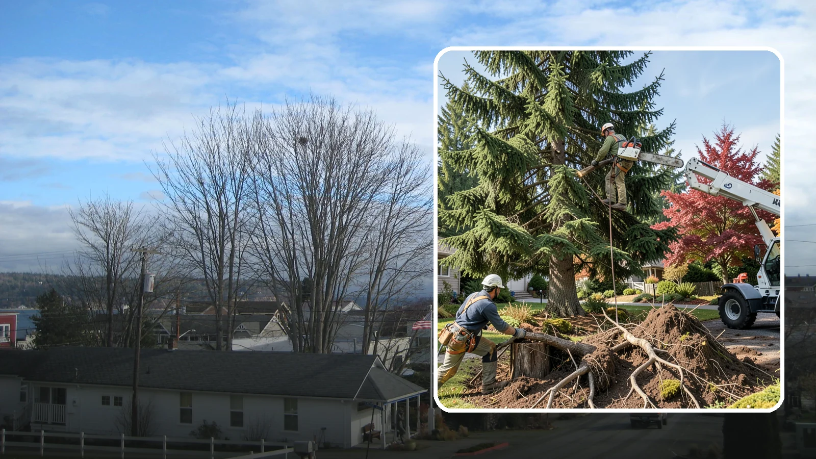 Root removal in Langley, Island County, WA - The removal of roots remaining after tree or stump work.