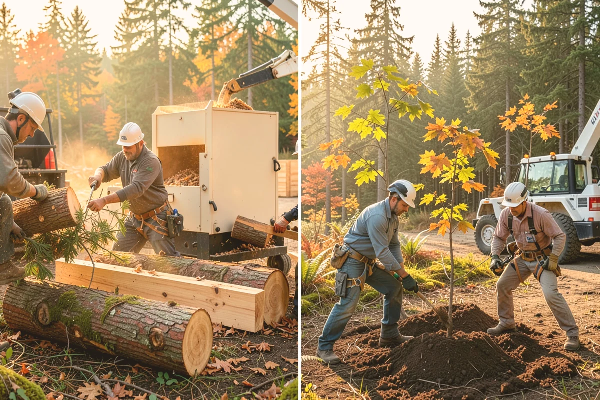 Root removal in Lynnwood, Snohomish County, WA - Locate and mark utilities before work