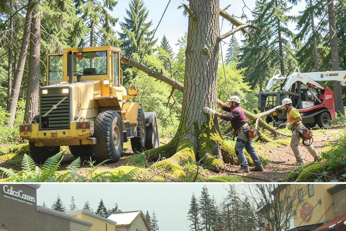 Root removal in Mill Creek, Snohomish County, WA - Work can generally proceed year-round in the Puget Sound climate but may be delayed during heavy rainfall that creates muddy...