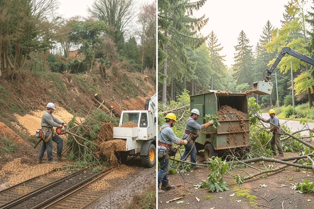 Root removal in Milton, King County, WA - Locate and mark utilities before work