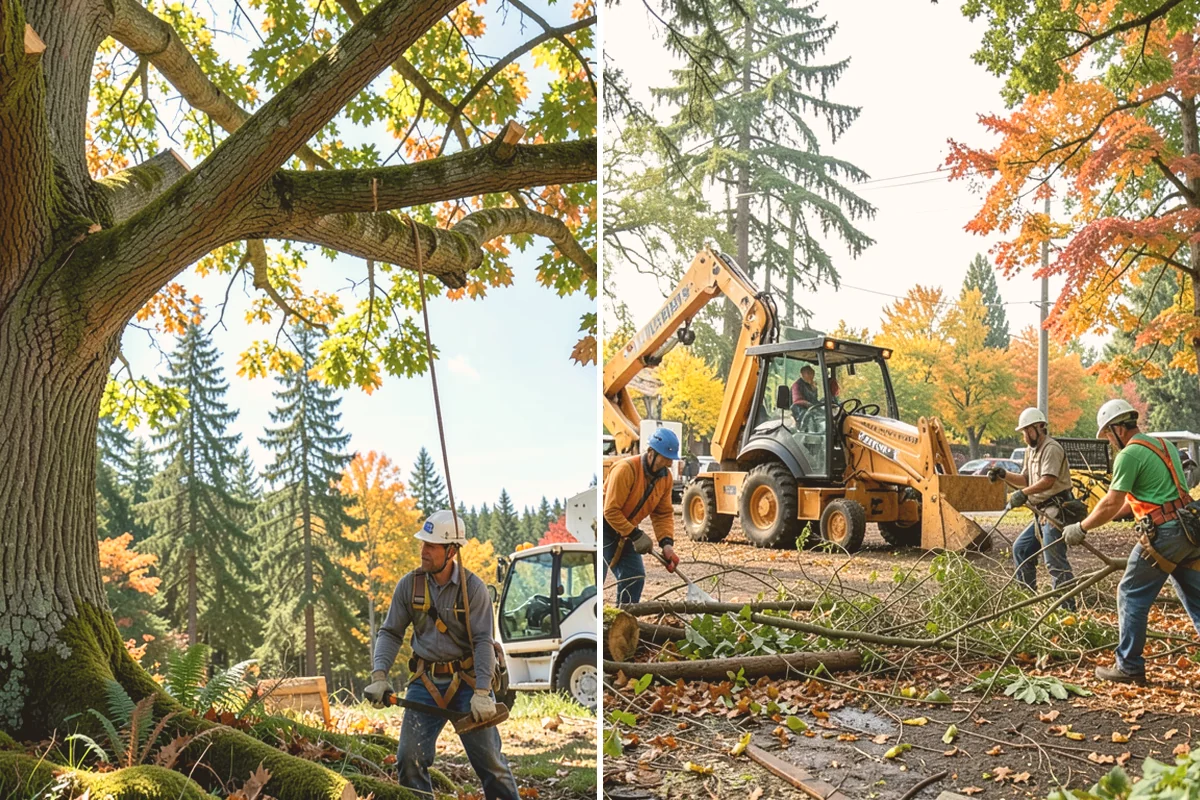 Root removal in Newcastle, King County, WA - Locate and mark utilities before work