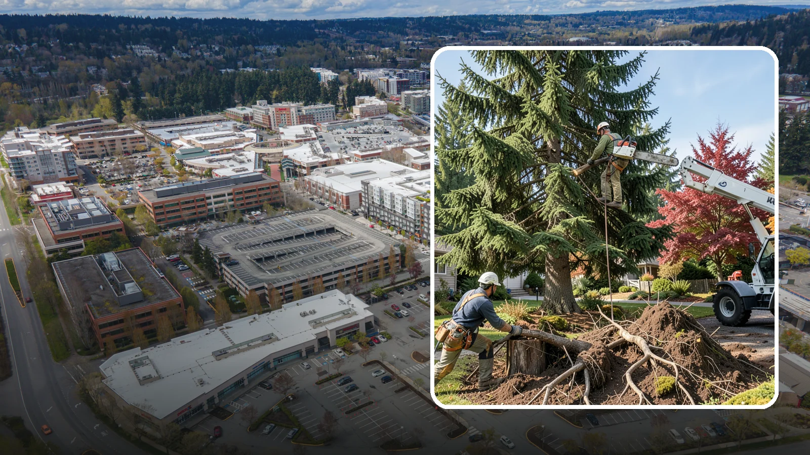 Root removal in Redmond, King County, WA - The removal of roots remaining after tree or stump work.
