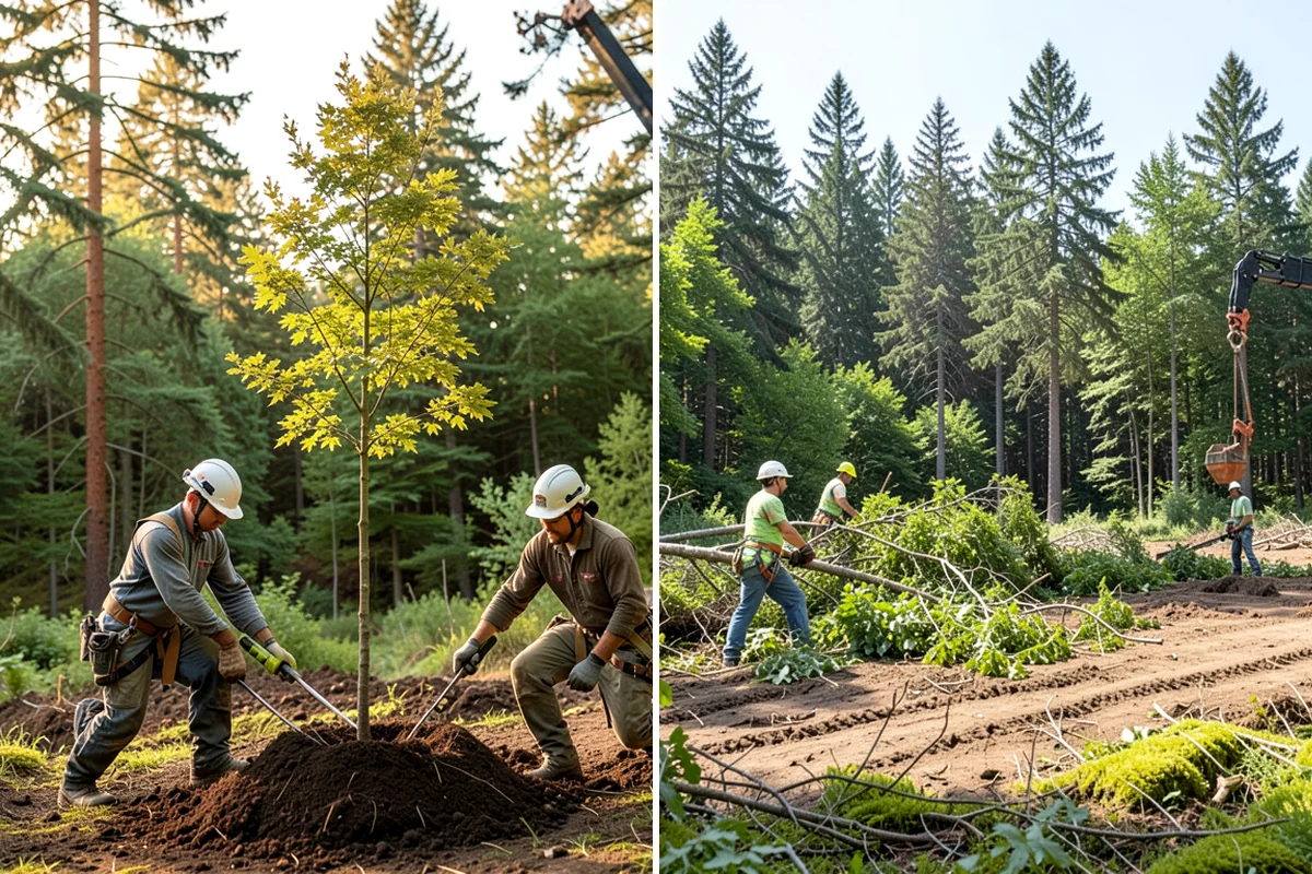 Root removal in SeaTac, King County, WA - Locate and mark utilities before work