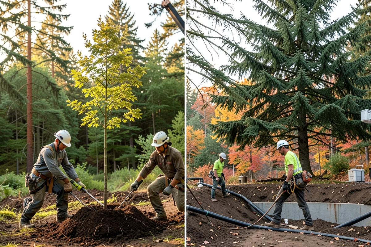 Root removal in Sedro-Woolley, Skagit County, WA - Locate and mark utilities before work