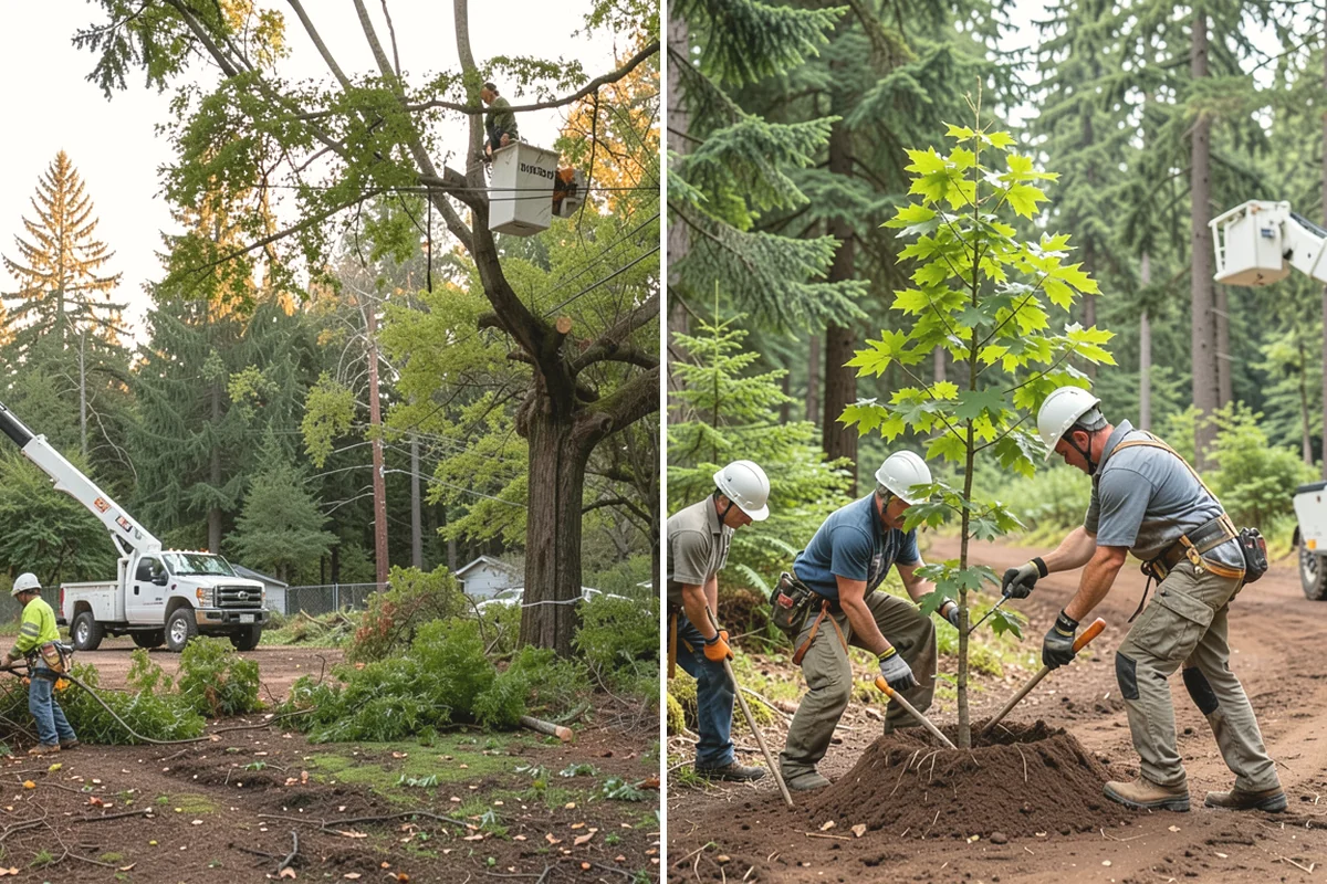 Root removal in Steilacoom, Pierce County, WA - Locate and mark utilities before work