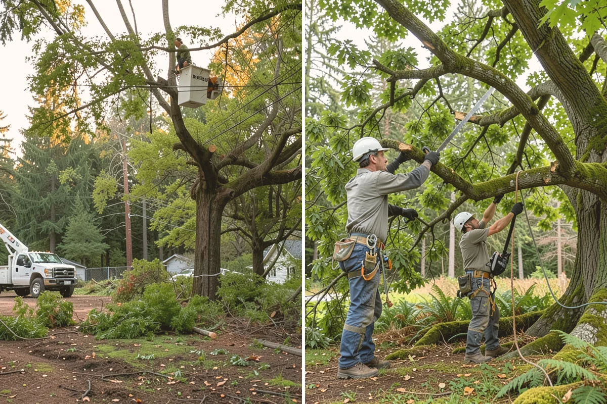 Root zone aeration in Bothell, King County, WA - Inspect the tree and its site