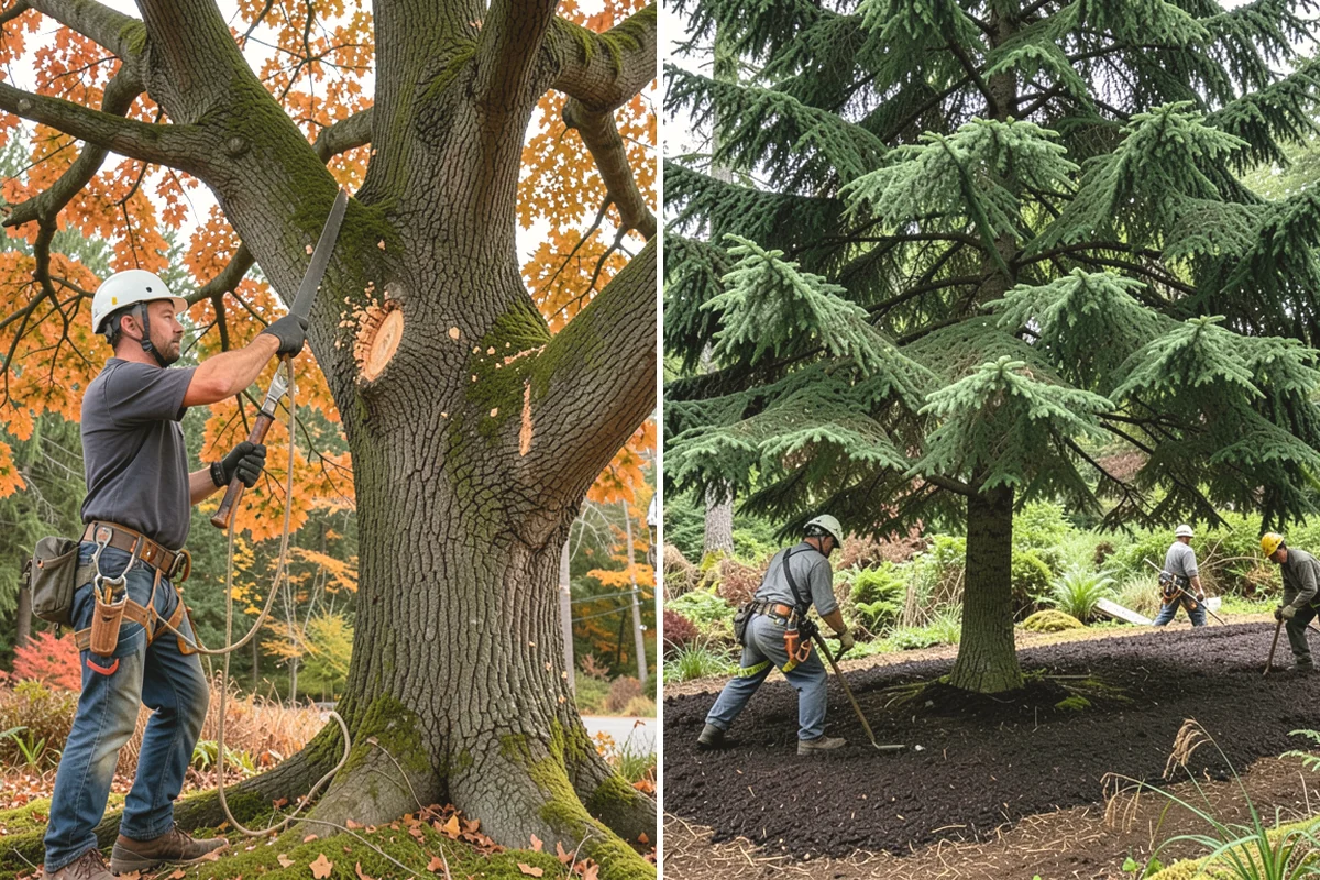 Root zone aeration in Carbonado, Pierce County, WA - Inspect the tree and its site