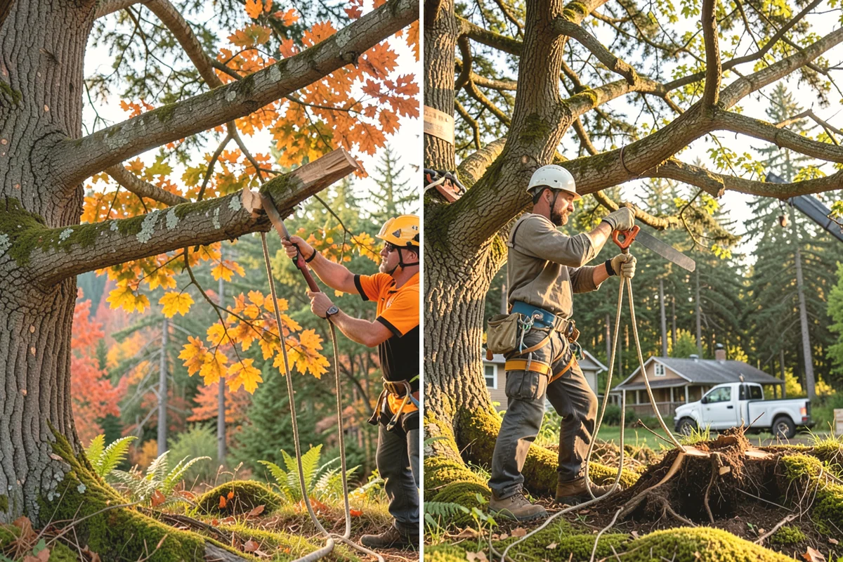 Root zone aeration in Covington, King County, WA - Inspect the tree and its site