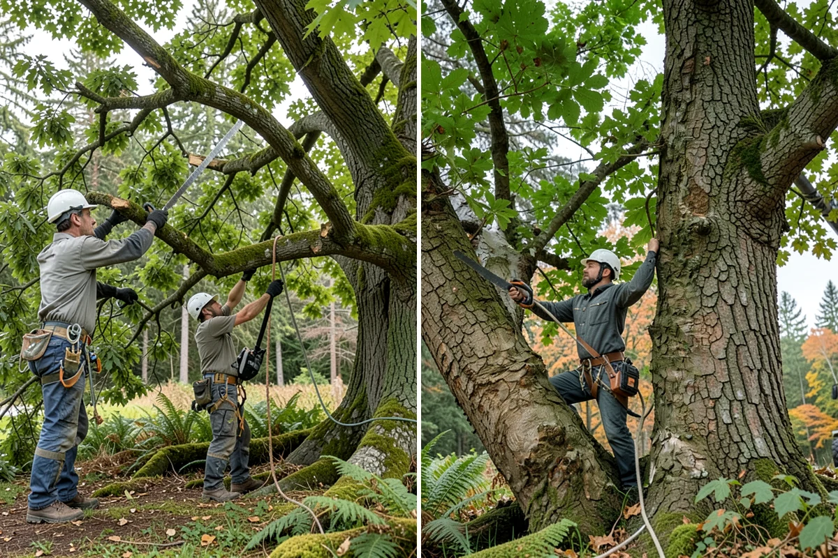 Root zone aeration in Gig Harbor, Pierce County, WA - Inspect the tree and its site