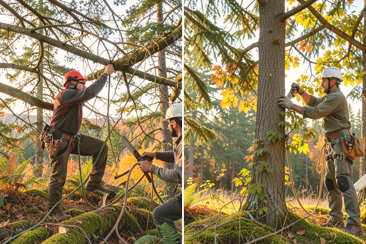 Root zone aeration in Langley, Island County, WA - Inspect the tree and its site