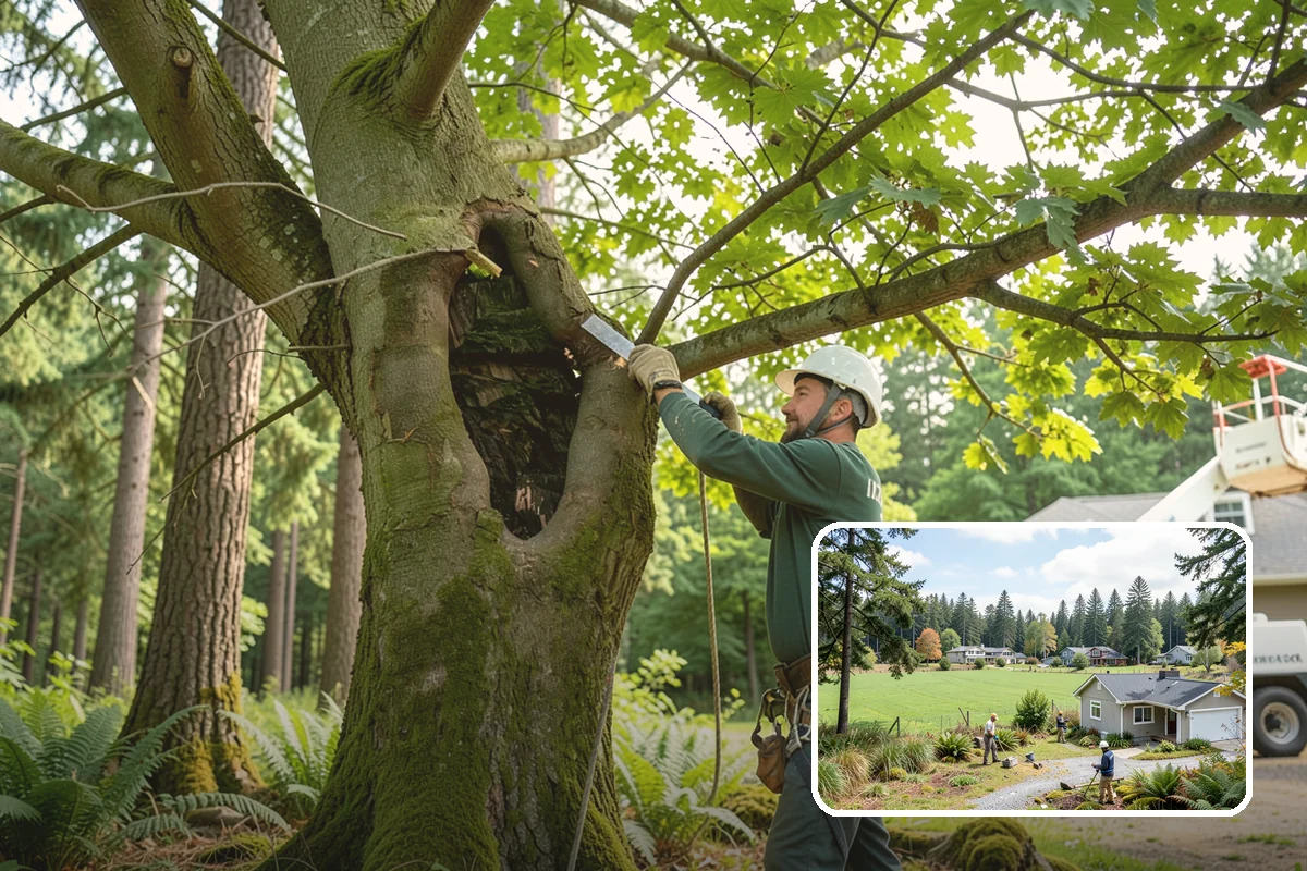 Root zone aeration in Lyman, Skagit County, WA - Supports long-term tree health and stability