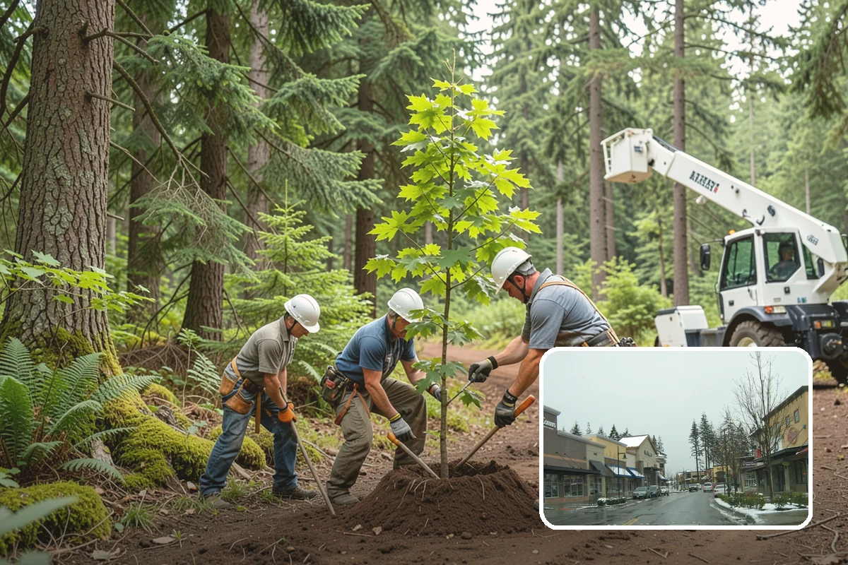 Root zone aeration in Mill Creek, Snohomish County, WA - Supports long-term tree health and stability