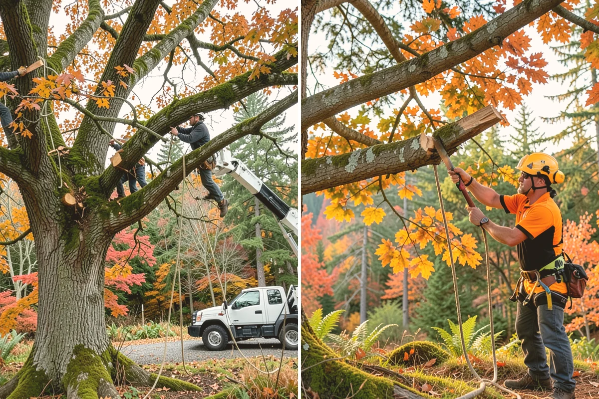 Root zone aeration in Milton, King County, WA - Inspect the tree and its site