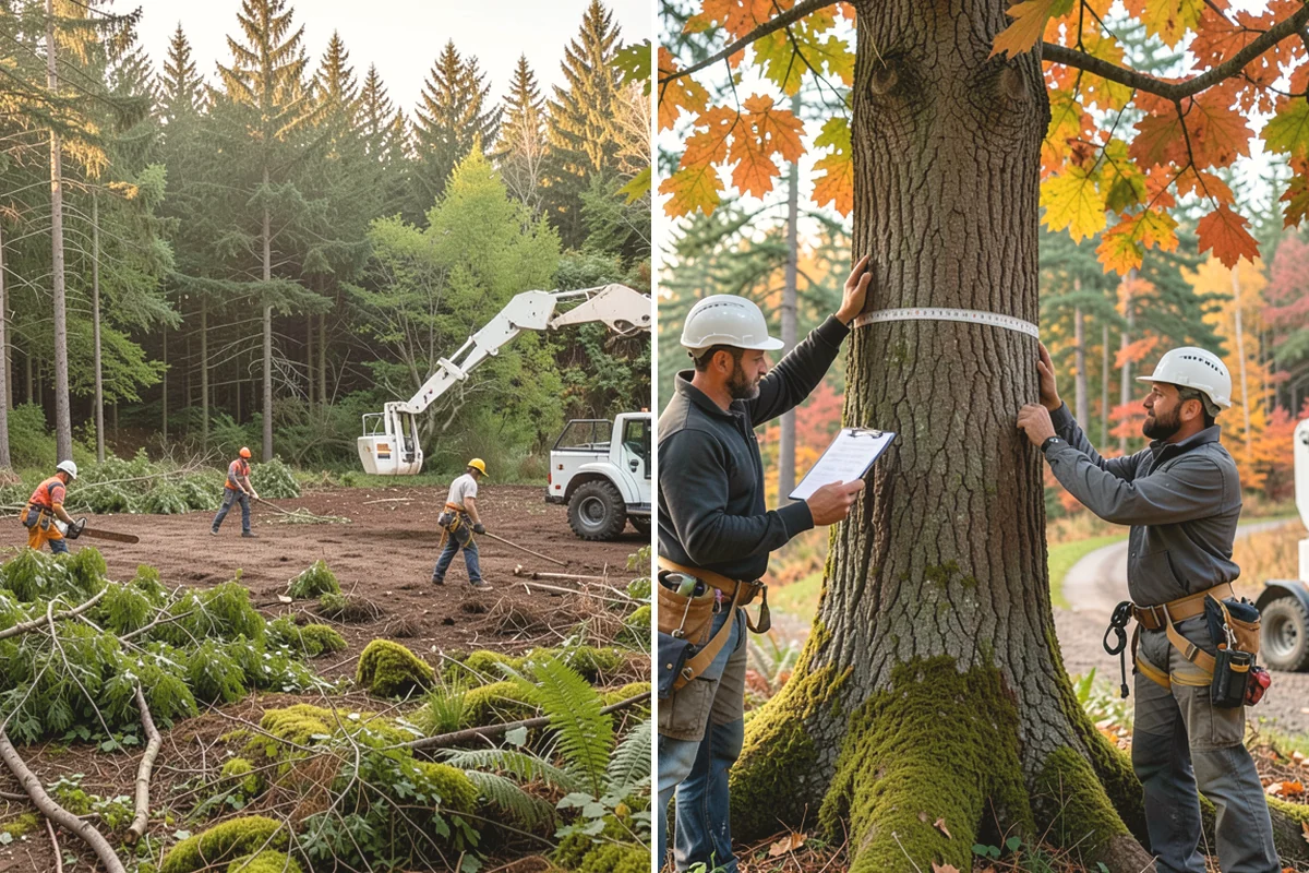 Root zone aeration in Monroe, Snohomish County, WA - Inspect the tree and its site
